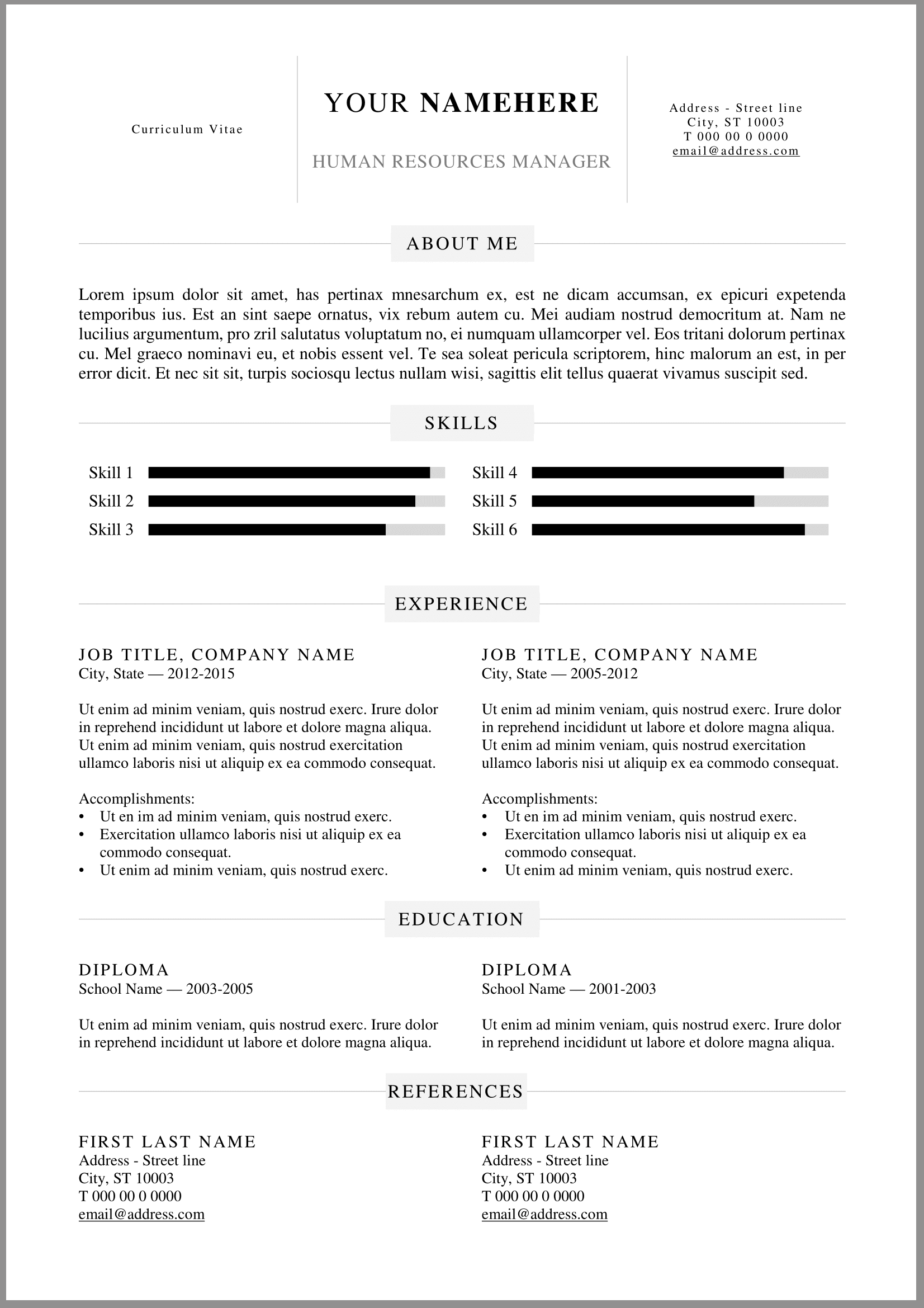 Resume of Jonathan Wright